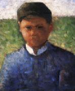 Georges Seurat The Little Peasant in Blue oil on canvas